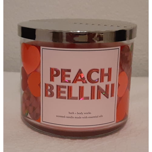 Peach Bellini Large 3-Wick Candle 14.5 oz 1 Bath & Body Works CONGRATS